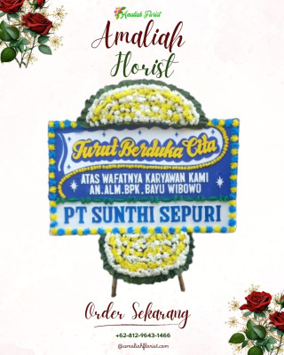 Papan Bunga Duka di Air Joman
