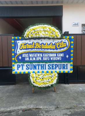 Papan Bunga Duka di Air Joman