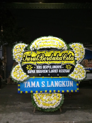 Papan Bunga Duka di Air Joman